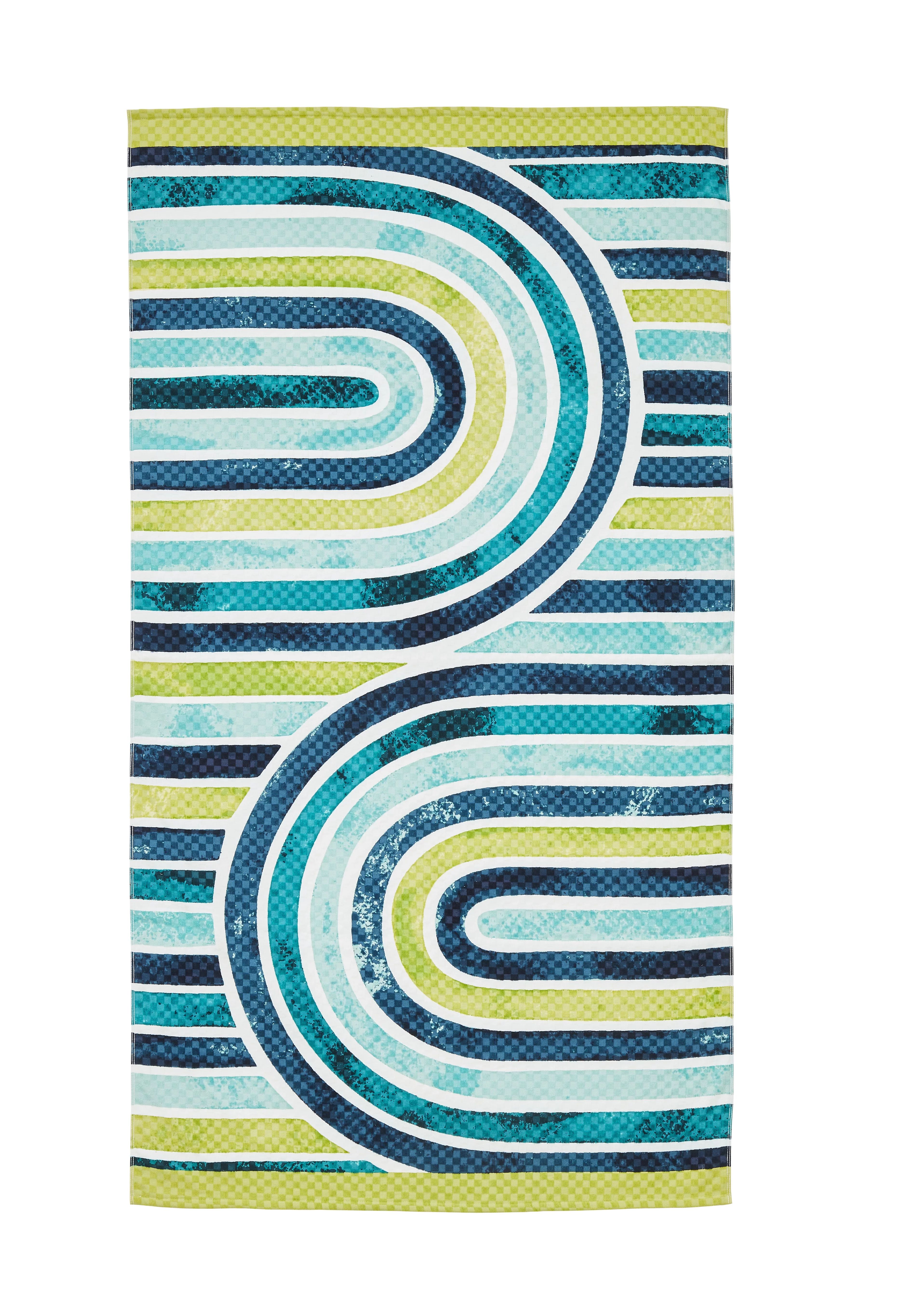 Better Homes & Gardens Watercolor Arches Pattern Beach Towel, Size 72”L x 38”W | Walmart (US)