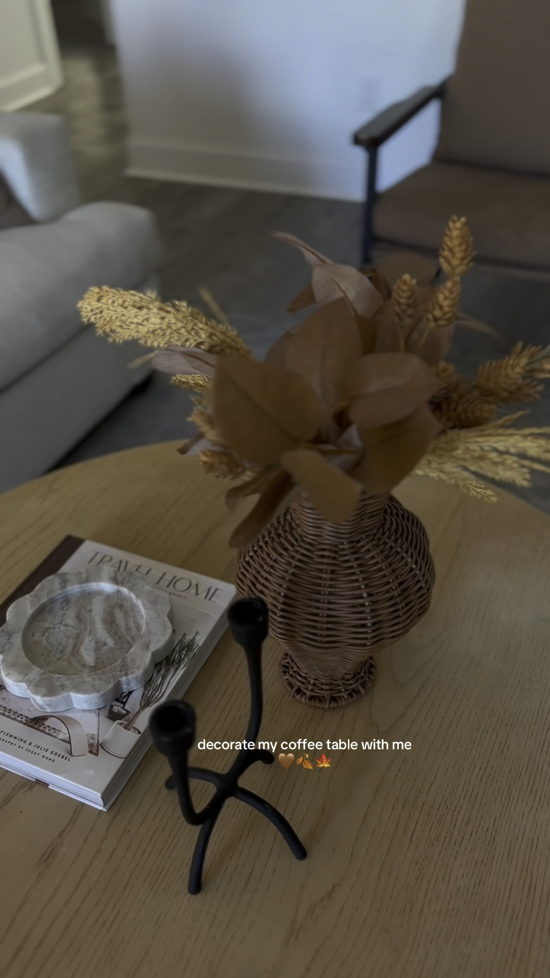 Coffee table decor 🍂✨🍁🧺 

#LTKHome