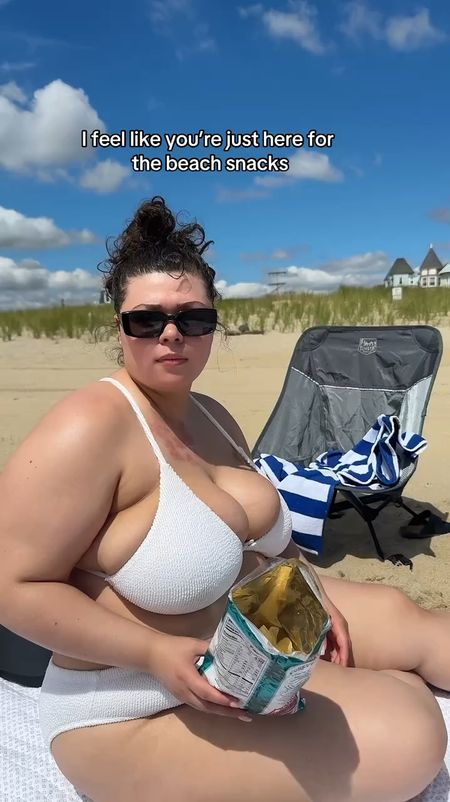 All a Jersey girl really needs is a @wawa hoagie and a bag of chips for a good beach day 🥪🏖️ good American & lane Bryant swimsuits

#LTKStyleTip #LTKSwim #LTKMidsize