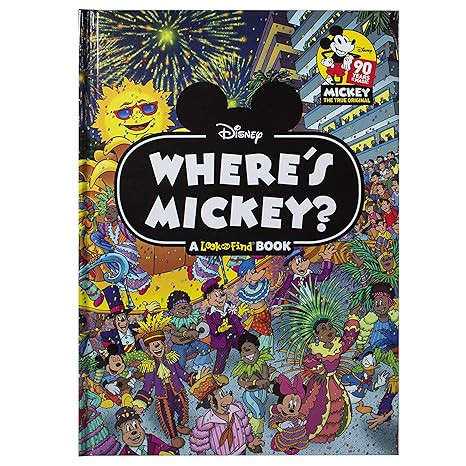 Disney - Where's Mickey Mouse - A Look and Find Book Activity Book - PI Kids      Hardcover – A... | Amazon (US)