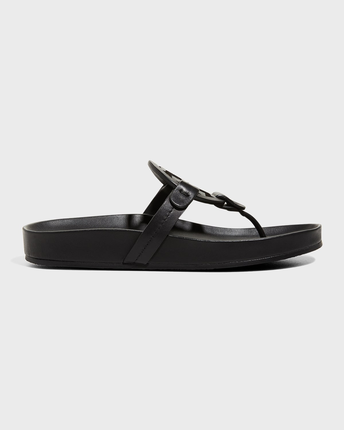 Miller Cloud Leather Thong Sandals | Neiman Marcus