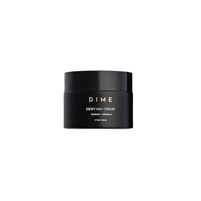 DIME Beauty Dewy Day Cream, Morning Face Moisturizer with Rosehip Oil and Snow Mushroom, 1.7 oz /... | Amazon (US)