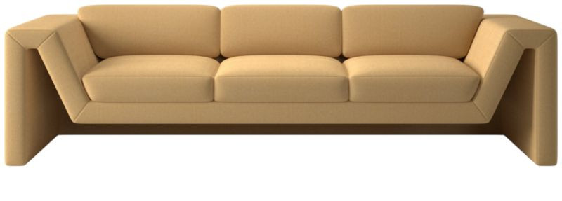Perimeter Camel Sofa + Reviews | CB2 | CB2