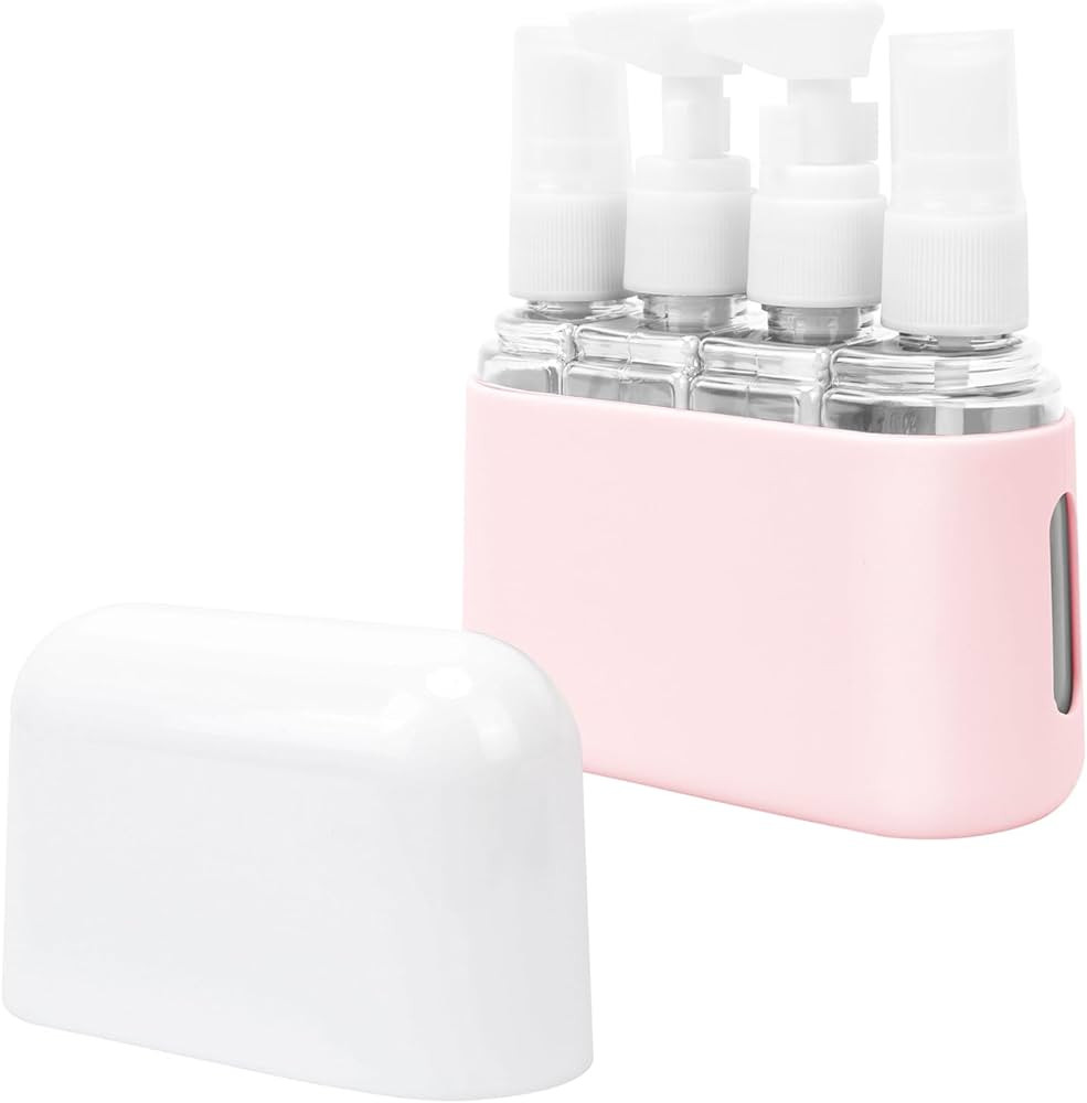 Skycase Travel Bottles - Leak Proof Refillable Tsa Approved Travel Size Toiletries, 4 in 1 Liquid... | Amazon (US)