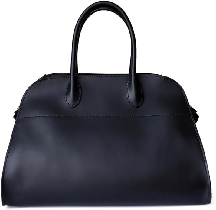 Genuine Leather Tote Bag for Women Large Capacity Work Tote Top-handle Bag Vintage Hobo Handbag C... | Amazon (US)