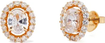 set in stone cubic zirconia stud earrings | Nordstrom