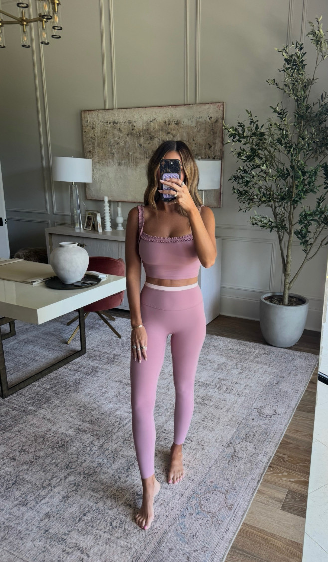 wearing a small in both 🫶🏼 

 