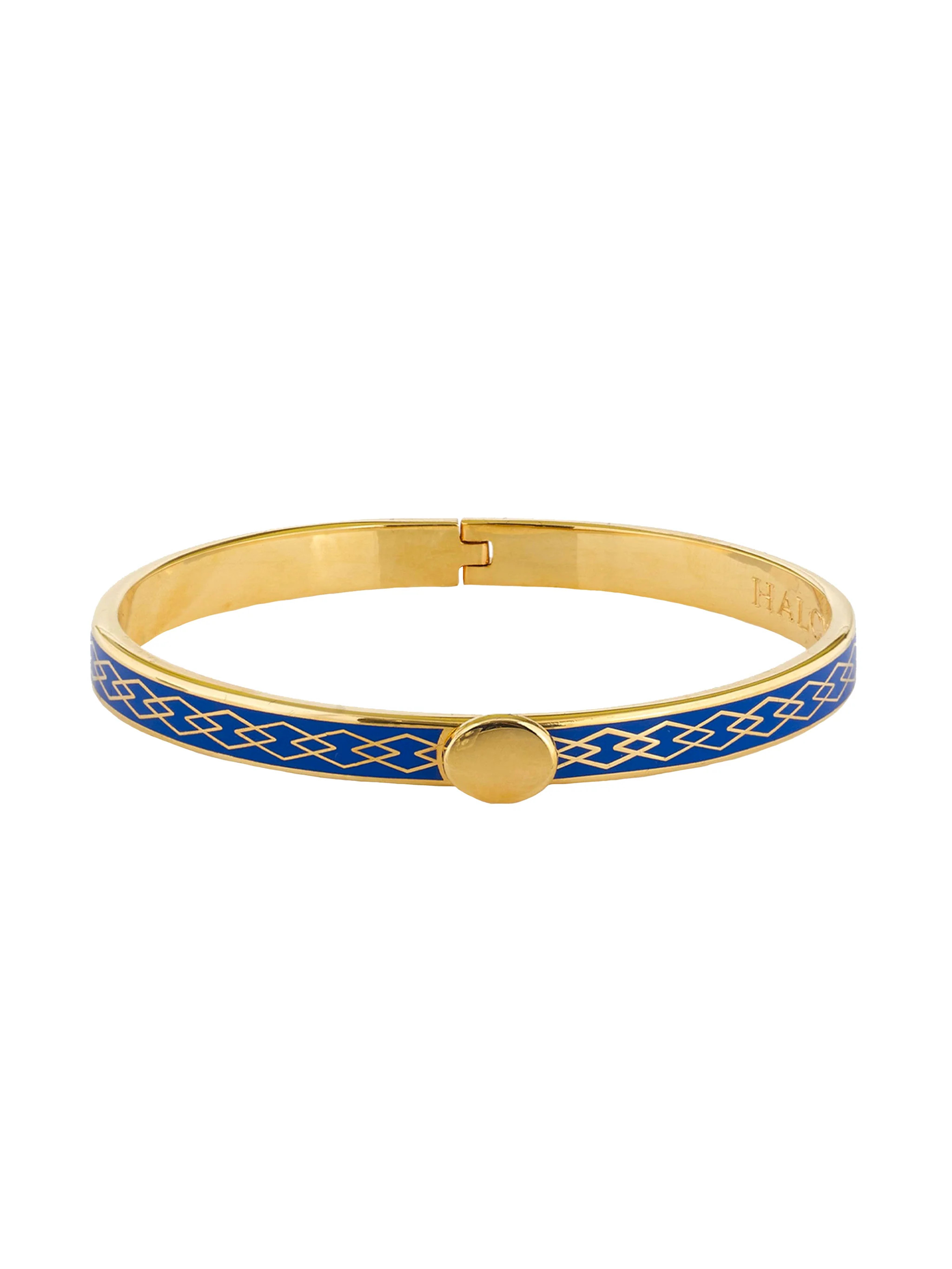 Deep Cobalt and Gold Bangle | Weston Table