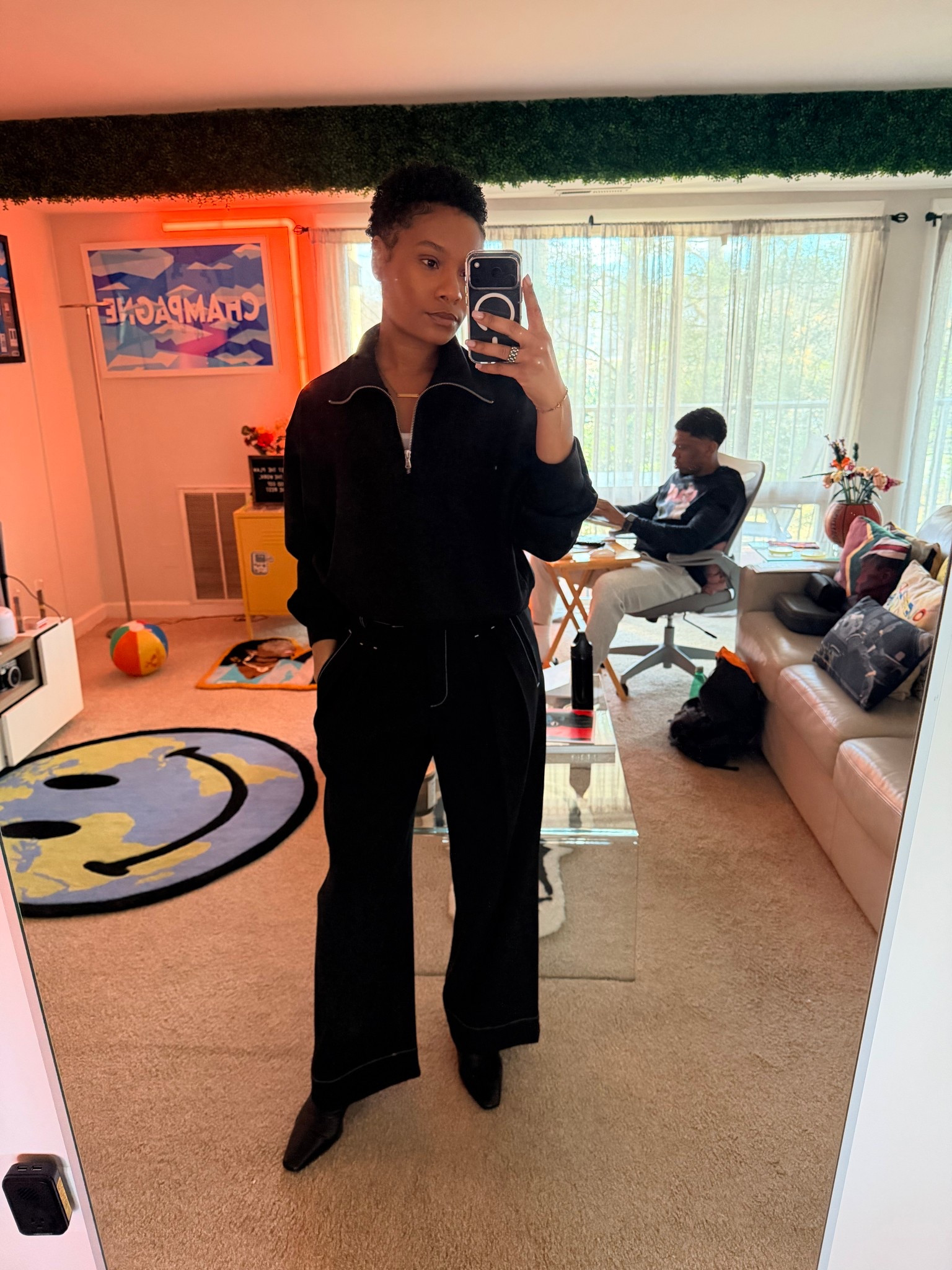 Black on black but make it elevated ✨ 

#LTKootd #LTKdayinmylife #LTKgrwm