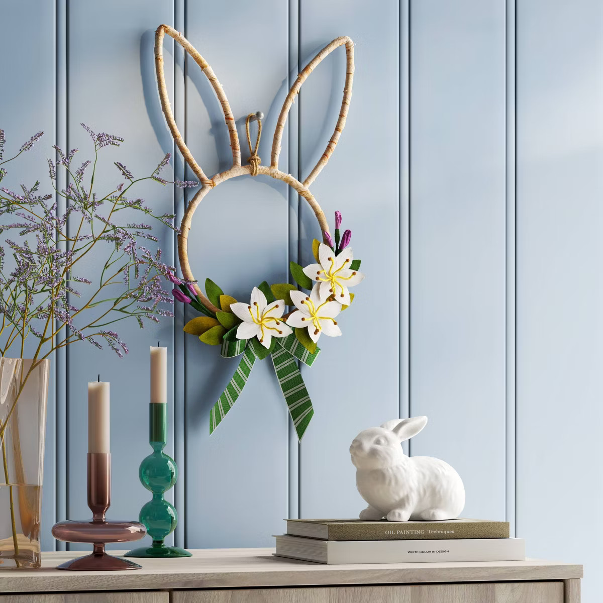 Easter Bunny Decorative Wreath - Threshold™ | Target