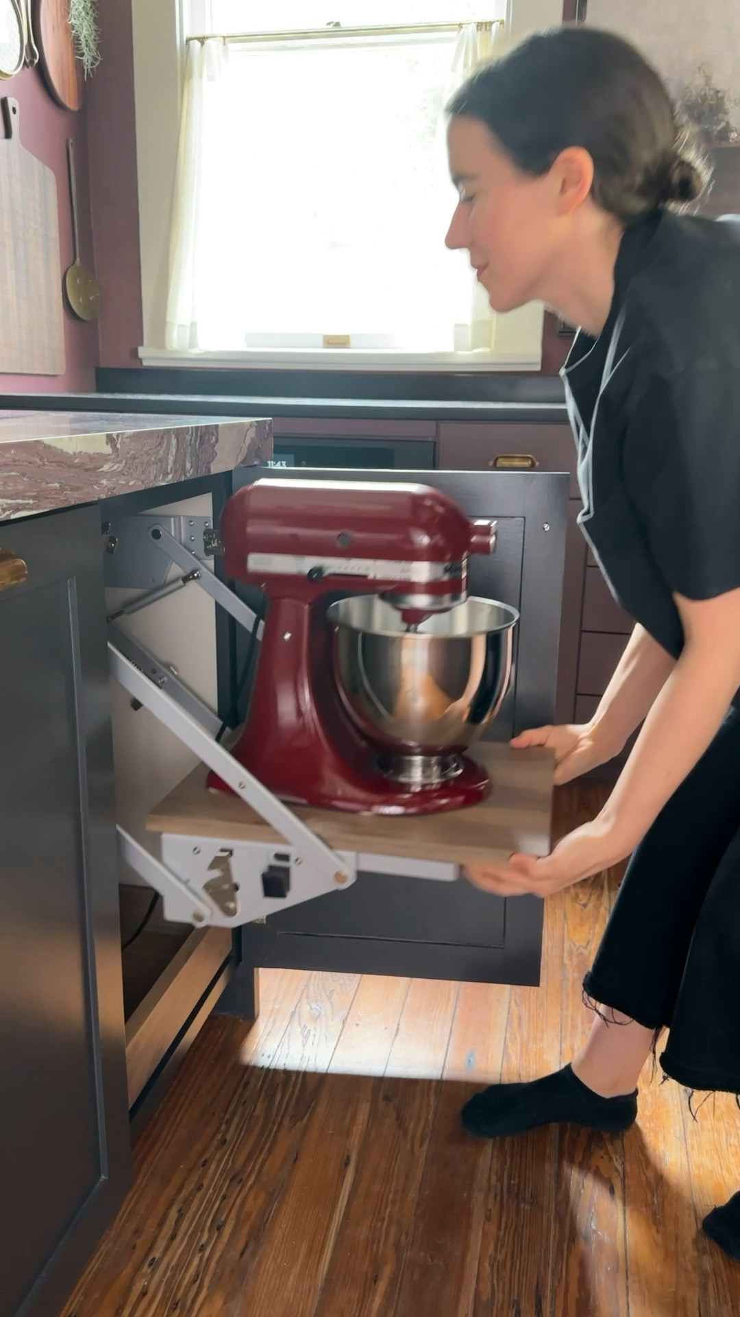 Kitchen Aid mixer lift for base cabinets—with soft close! 🙌🏼

#LTKHome