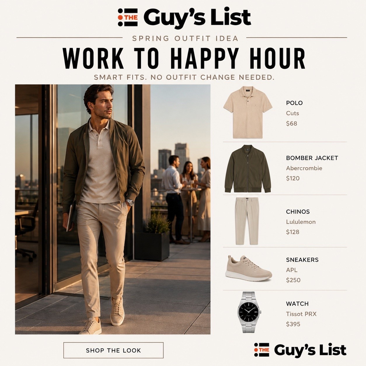 Men’s Spring Work to Happy Hour outfit idea

#LTKMens #LTKWorkwear #LTKSeasonal