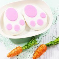 Easter Kids. Gift. Gift For Girl Boy. Him Her. Easter Bunny Paw Print Soap. Basket Stuffers | Etsy (US)