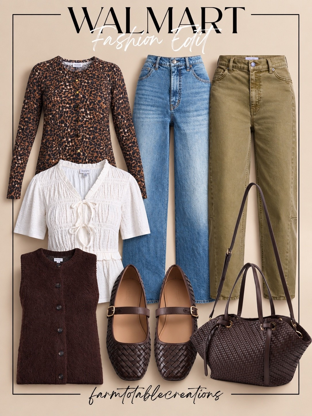 Walmart Fashion Finds 🤎

So many cute Walmart fashion finds for fall! 🍂 Loving the rich browns, leopard print, relaxed denim and woven accessories. These pieces make it so easy to mix, match and create an elevated fall look without the designer price tags.

#WalmartFashion #WalmartFinds #FallFashion #AffordableFashion #FallStyle #FashionFinds #LTKStyle #LTKFinds #LTKSeasonal

#LTKxWalmart #LTKgrwm #LTKootd