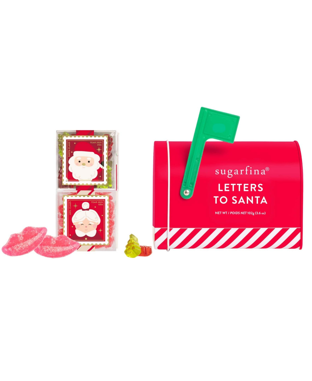 Sugarfina Holiday Letters to Santa Mailbox, 2 Piece | Macy's