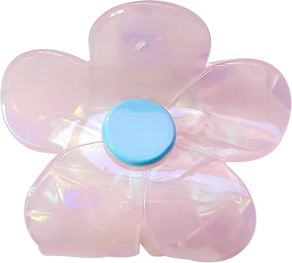 Cute Flower Hair Clips,Cellulose Acetate Hair Clips,Small Claw Clips for Girl,Hair Accessories,Pa... | Amazon (US)