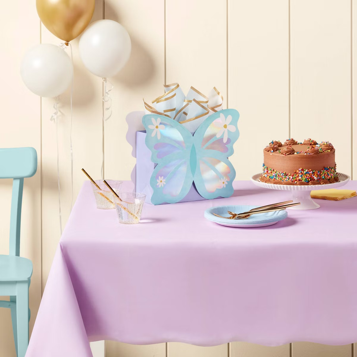 Rectangular Disposable Table Cover Light Purple - Spritz™ | Target