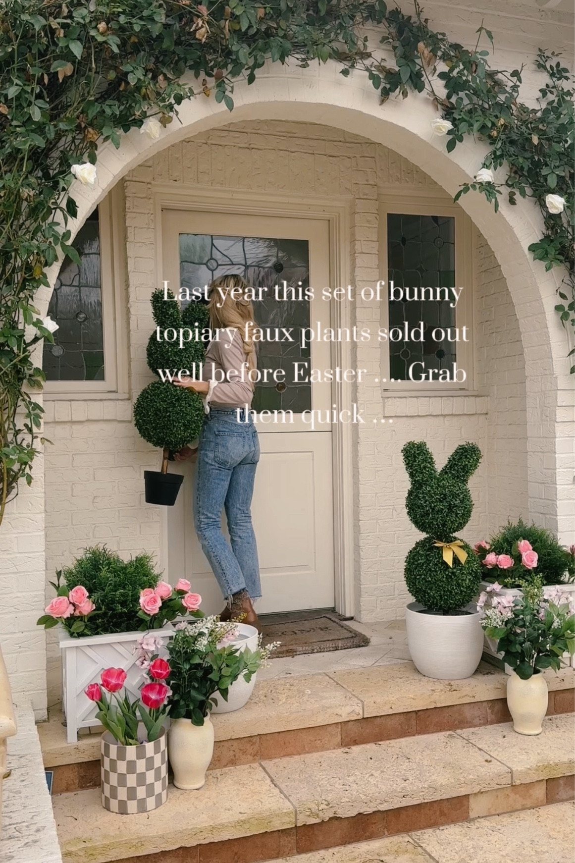 Hop into Easter with our enchanting bunny faux topiary plants! 

Last year they flew off the shelves well before Easter, so this year it’s your chance to secure these whimsical pieces before they’re gone again. Don’t miss out—grab yours now and add a playful touch to your spring decor! 

🐰💐 #EasterDecor #FauxTopiary #BunnyLove #SpringVibes

#LTKFamily #LTKSeasonal #LTKFindsUnder50