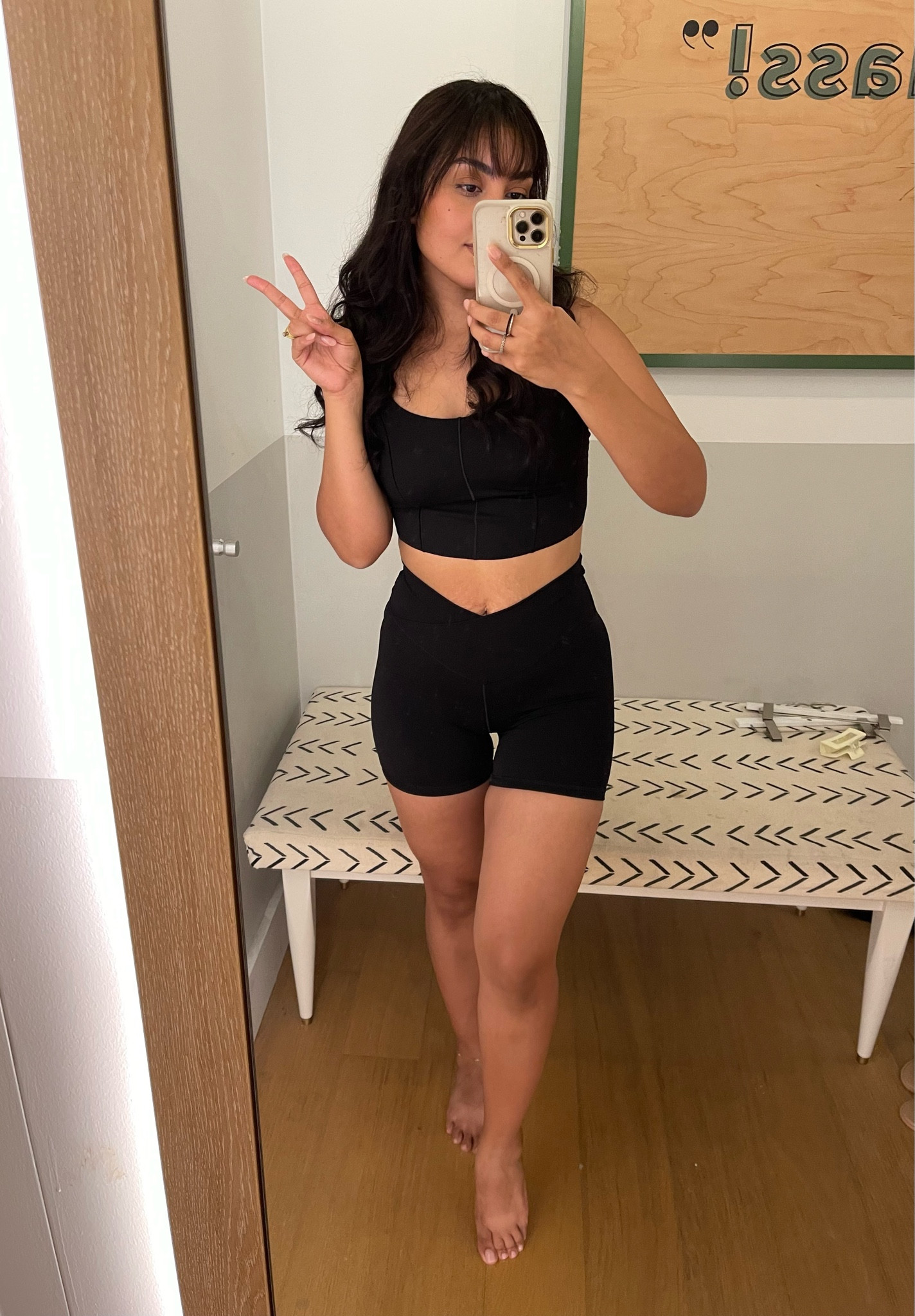 Aerie has the cutest workout sets 🖤
#aerie #aerieactivewear

#LTKSaleAlert #LTKActive #LTKFitness