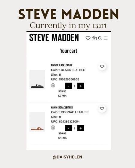 Currently in my cart - Steve Madden sandals #summersandals
Save 20%off with code: TAKE20

#LTKShoeCrush #LTKSaleAlert #LTKFindsUnder100