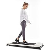 UMAY Under Desk Treadmill with Foldable Wheels, Portable Walking Jogging Machine Flat Slim Treadmill | Amazon (US)
