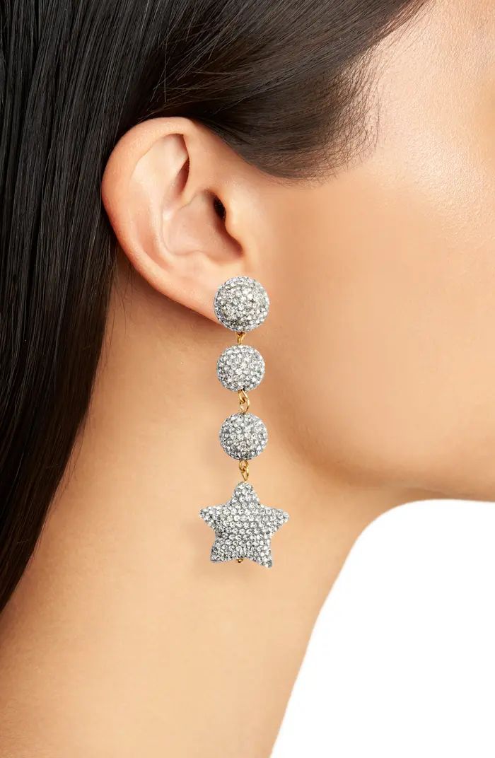 Lele Sadoughi Pavé Star Linear Earrings | Nordstrom | Nordstrom