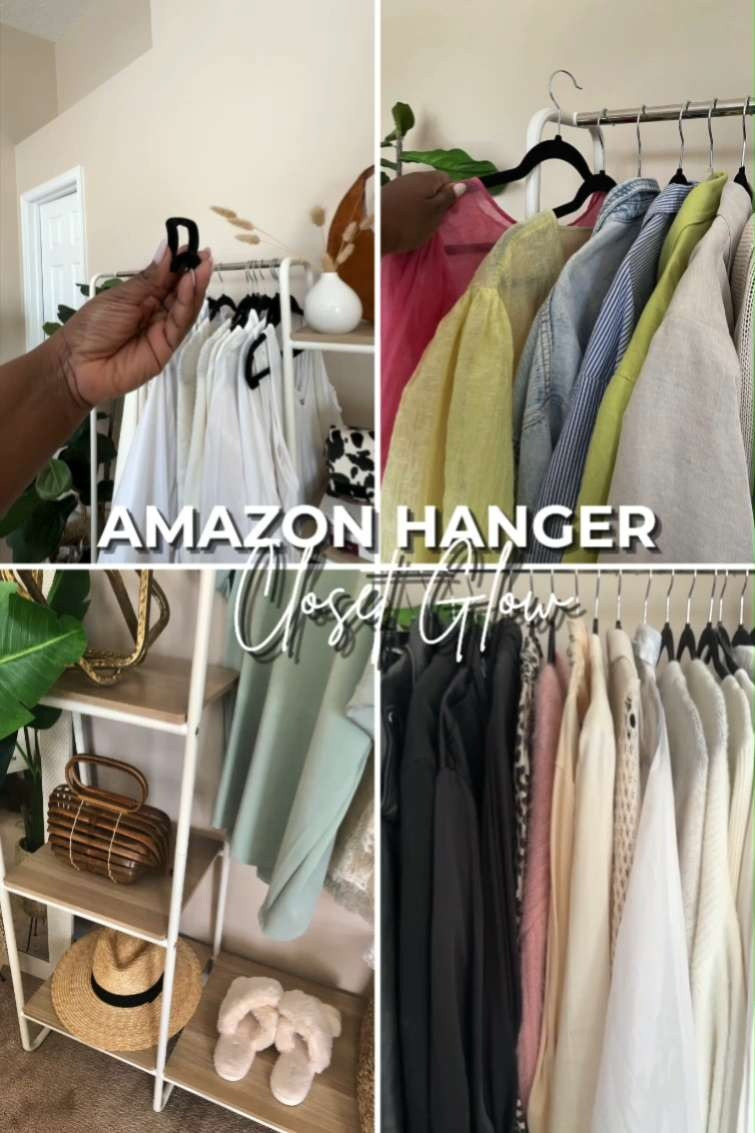 Switching to slim velvet hangers and simple storage shelves made everything look elevated. When your closet feels curated, you actually wear more of what you own. #ClosetOrganization #ClosetRefresh #HomeOrganization #WardrobeEssentials #SmallSpaceLiving #OrganizationHacks 

 #LTKootd #LTKSeasonal #LTKHome