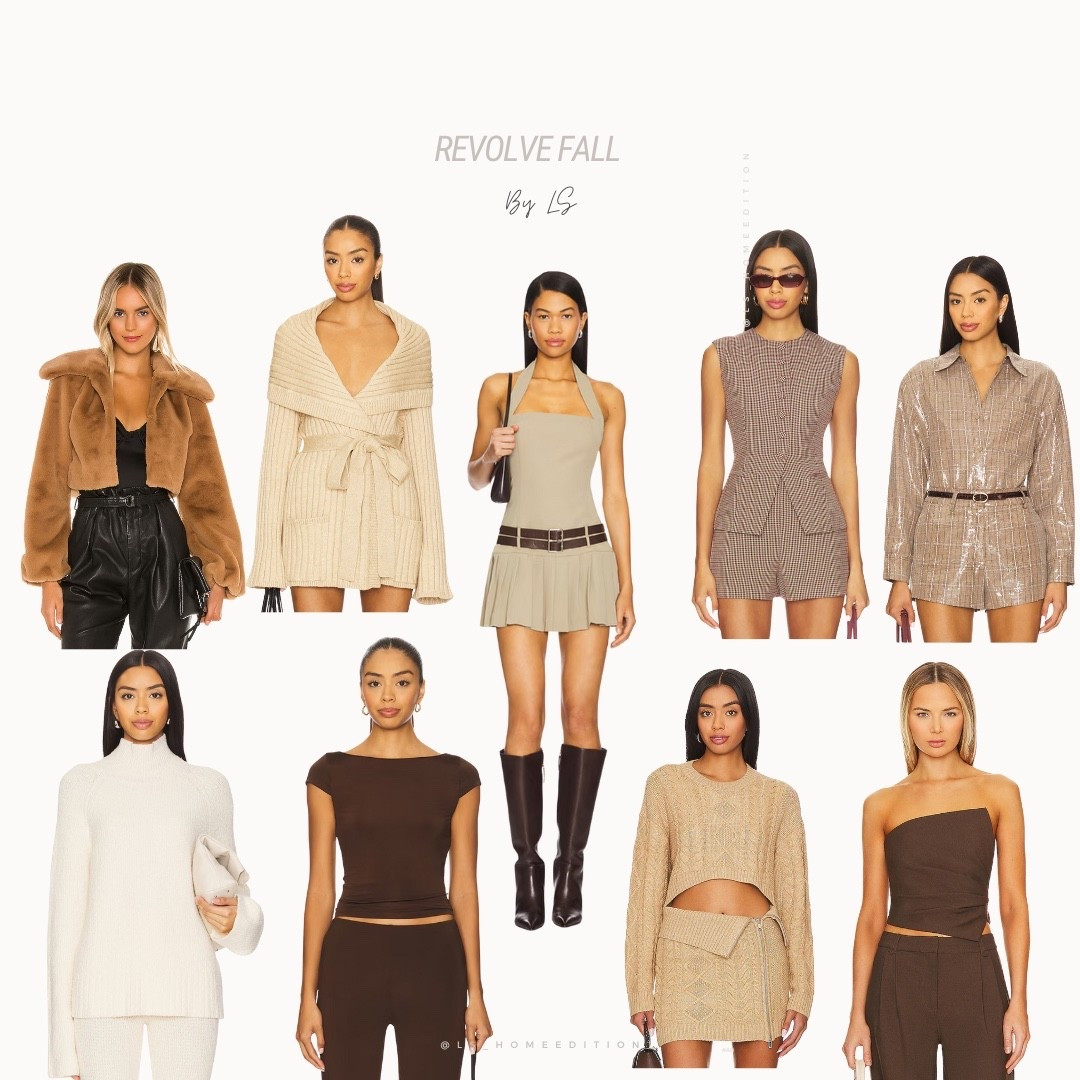 Revolve Fall #fall #fallfits #browndress #sweaterdress #neutrslstyle #falloutfits #winteroutfits #fallfashion #chicstyle #fauxfur #plaid #skirtdress #pleatedskirt #miniskirt #browntop #eveningtops #falltop #ivorysweater #sweaterfit #wrapdress

#LTKSeasonal #LTKFindsUnder100 #LTKStyleTip