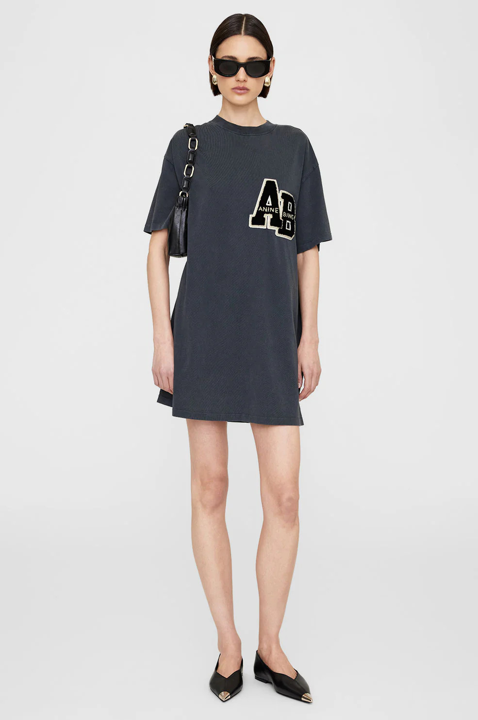 Beth Mini Dress Letterman | Anine Bing