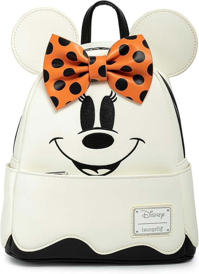 Loungefly Disney Ghost Minnie Mouse Glow in the Dark Cosplay Womens Double Strap Shoulder Bag Pur... | Amazon (US)