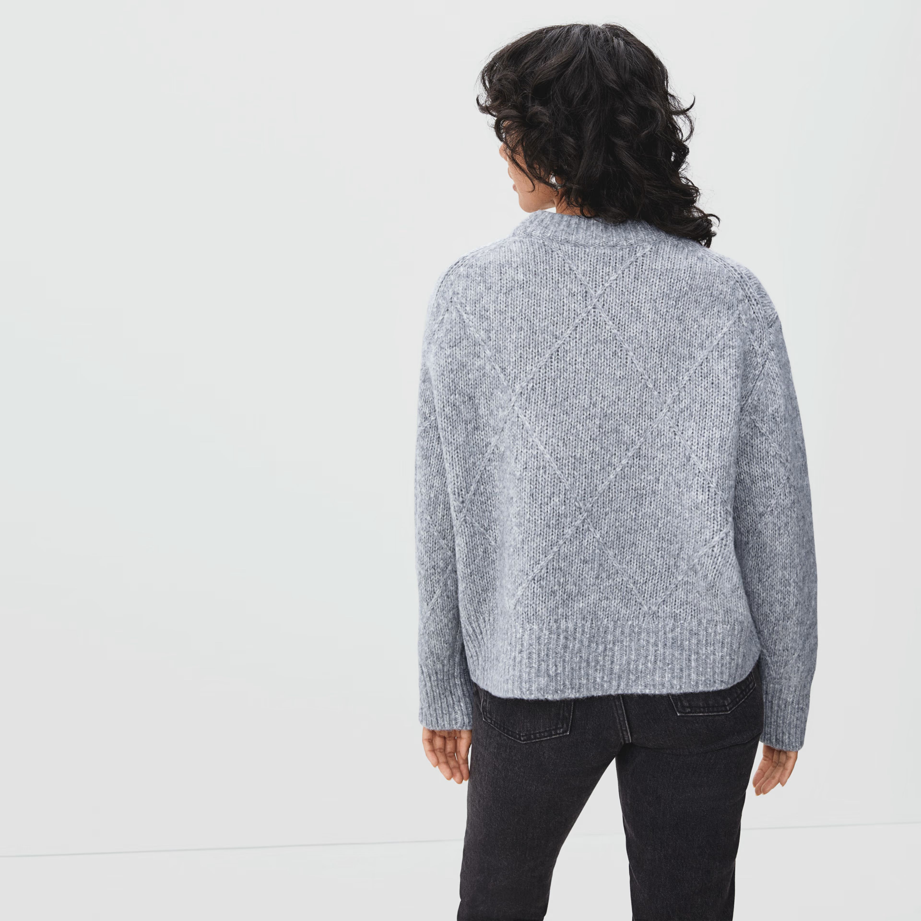 The Diamond-Stitch Cloud Crew | Everlane