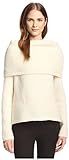 byTiMo Women's Cowlneck Sweater, Vintage White, L | Amazon (US)