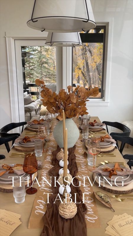 HOME \ This year’s amber & brown Thanksgiving table with so many finds from Amazon!🦃🍂 All of the details on SBKliving.com - comment “SHOP” to get the links sent to your DMs!! Happy decorating!



#LTKparties #LTKSeasonal #LTKhome