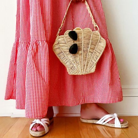 Endless Summer Part 2 ❤️🐚
… gingham forever. Amy fave summer sandals - now on sale in both white and gold, and some red gingham dresses and seashell similar to mine! 

#LTKshoecrush #LTKSale #LTKSeasonal