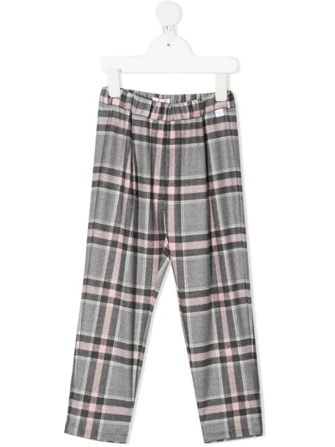 check pattern trousers | Farfetch (UK)