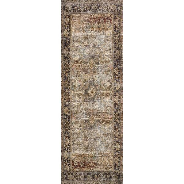 Alexander Home Isabelle Traditional Vintage Border Printed Area Rug | Bed Bath & Beyond