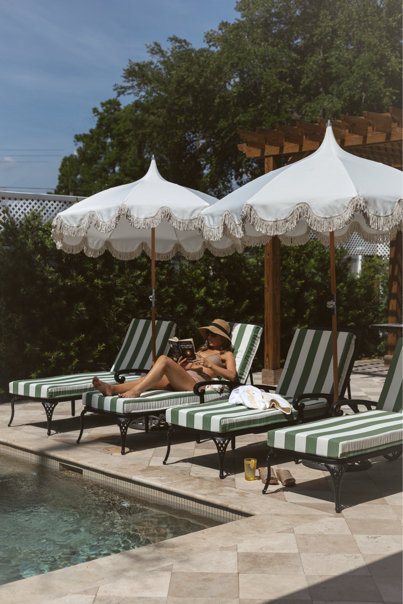 It’s giving summer in the Mediterranean 🌞 

The Spanish Sanctuary backyard is officially open with this chaise lounge setup from @Wayfair! Linking everything I used to get this look.

#ad #wishyouwerehere #outdoor #wayfair #wayfairpartner

#LTKHome #LTKSeasonal
