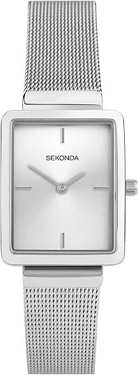 Sekonda Curtis Classic Ladies 25mm Quartz Watch in White with Analogue Display, and Stainless Ste... | Amazon (US)