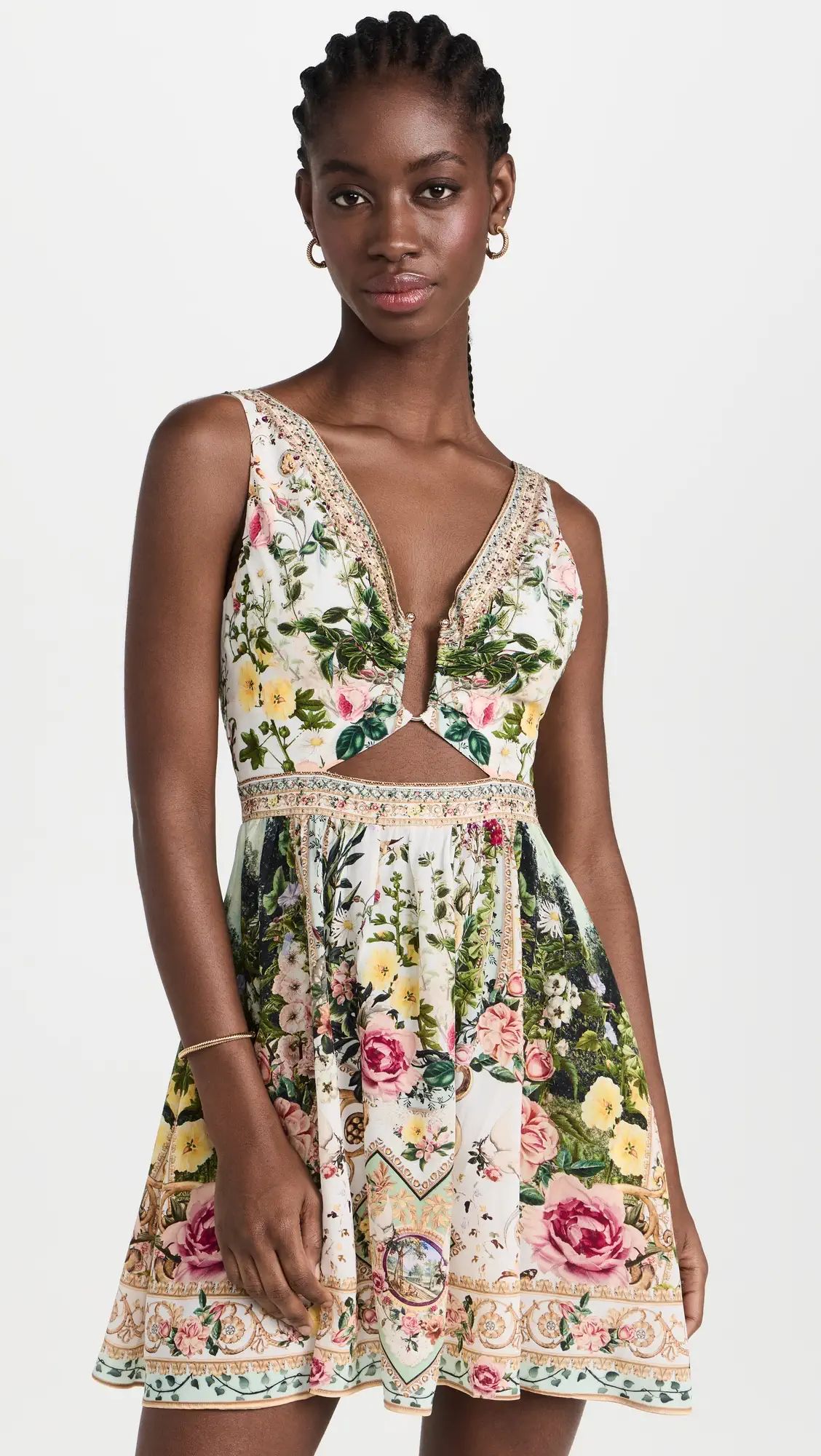 Camilla Short V Neck Cutout Dress | Shopbop | Shopbop