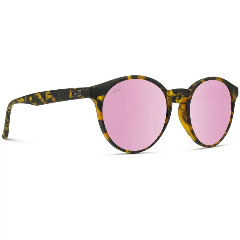 WearMe Pro - Round Retro Sturdy Sunglasses 100% UVA/UVB Lenses for Women Men | Walmart (US)