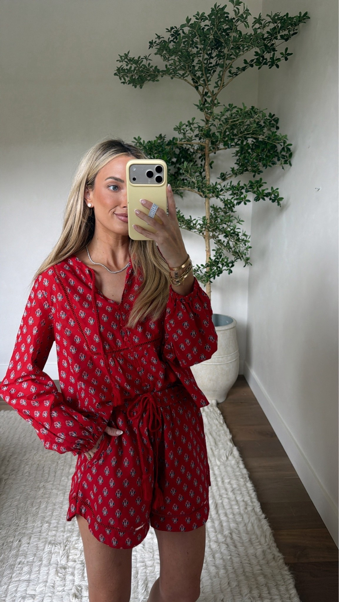 Wearing a S in both (because that’s what my Target had in stock) but should’ve done an XS!!