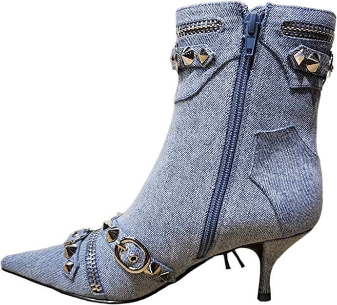 Jeffrey Campbell ALT-Rock Boots Black Silver | Amazon (US)