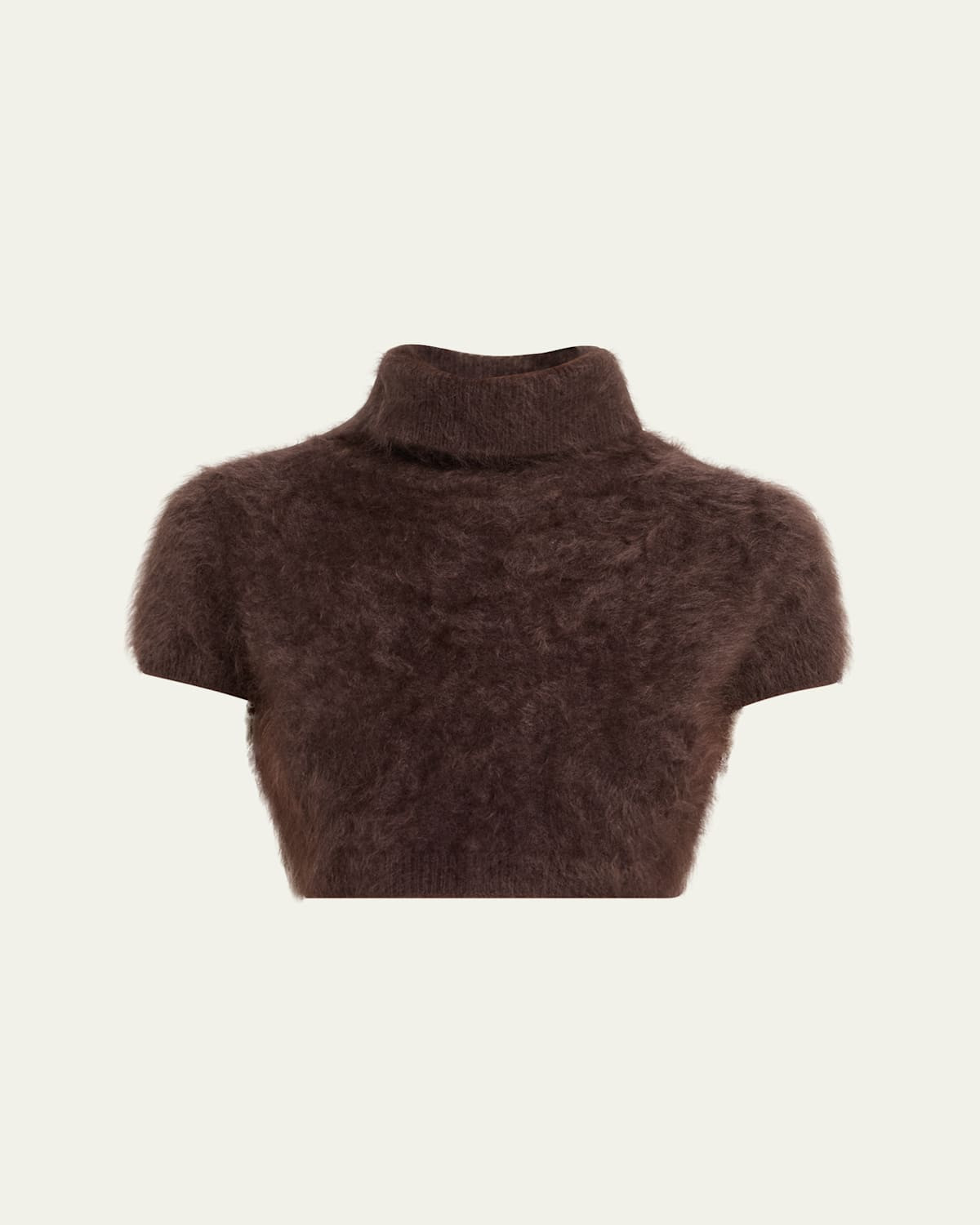 The Teddy Turtleneck Cropped Sweater | Bergdorf Goodman