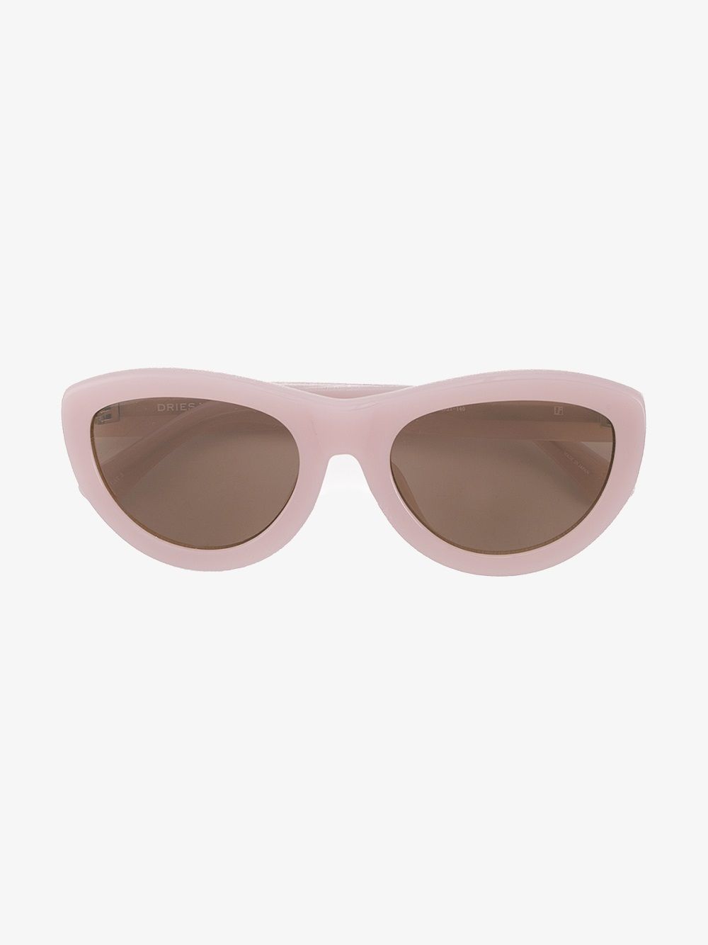 Linda Farrow Dries Van Noten Pink Sunglasses | Browns Fashion