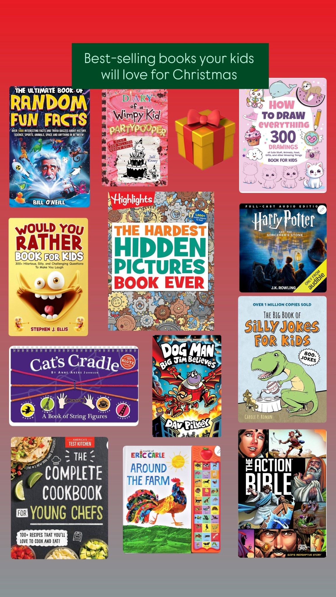#Amazon best-sellers your kids will love. #books #giftideasforkids #harrypotter 

#LTKGiftGuide #LTKHoliday #LTKKids