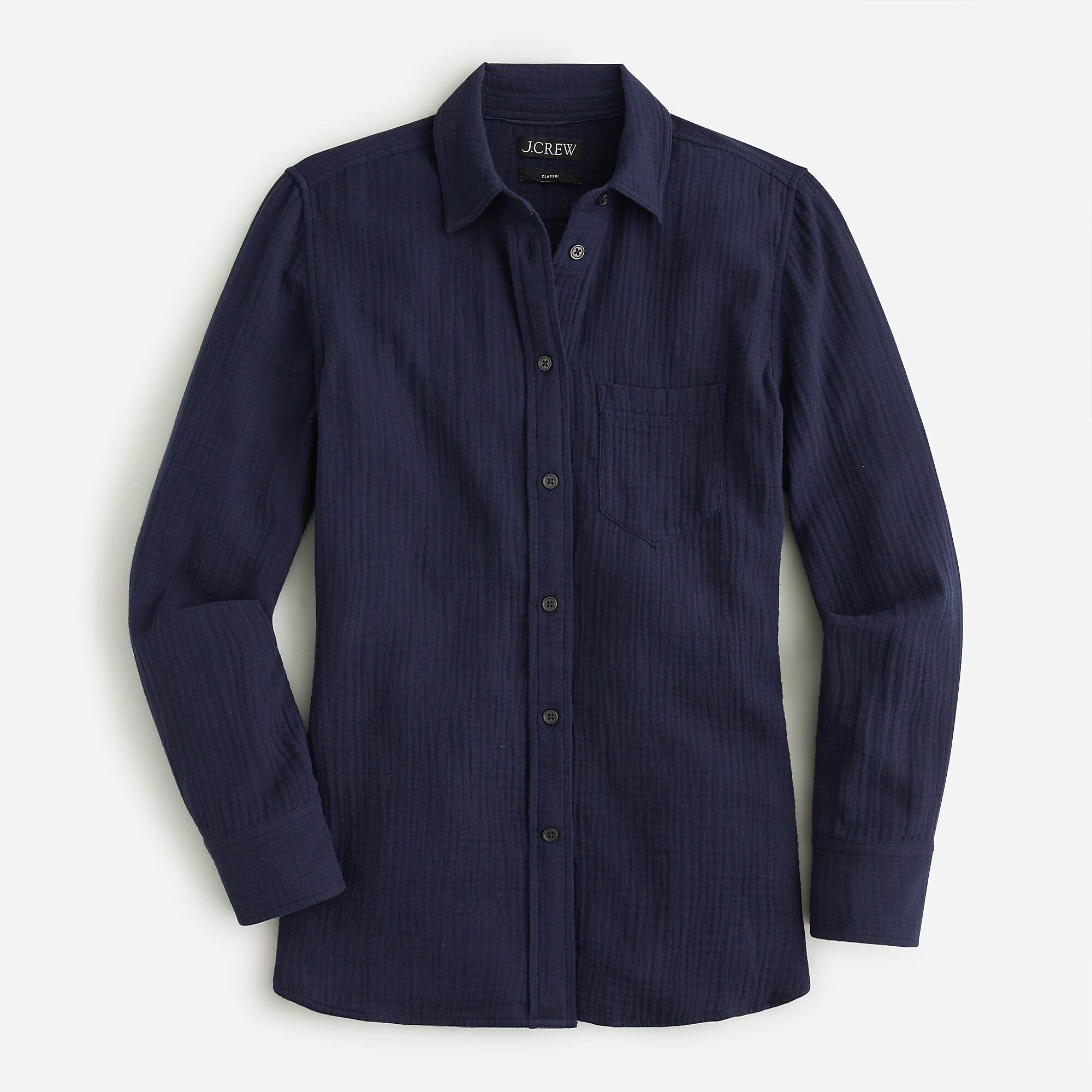 Classic-fit soft gauze shirt | J. Crew US