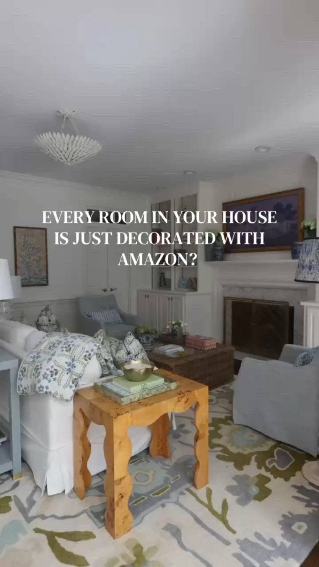 Almost everything in my house is decorated from Amazon! I love all of the blue and white  

#LTKSeasonal #LTKHome