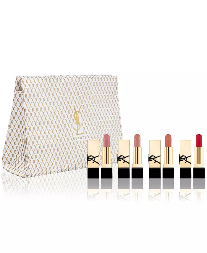 Yves Saint Laurent 5-Pc. Rouge Pur Couture Satin Lipstick Set - Macy's | Macy's