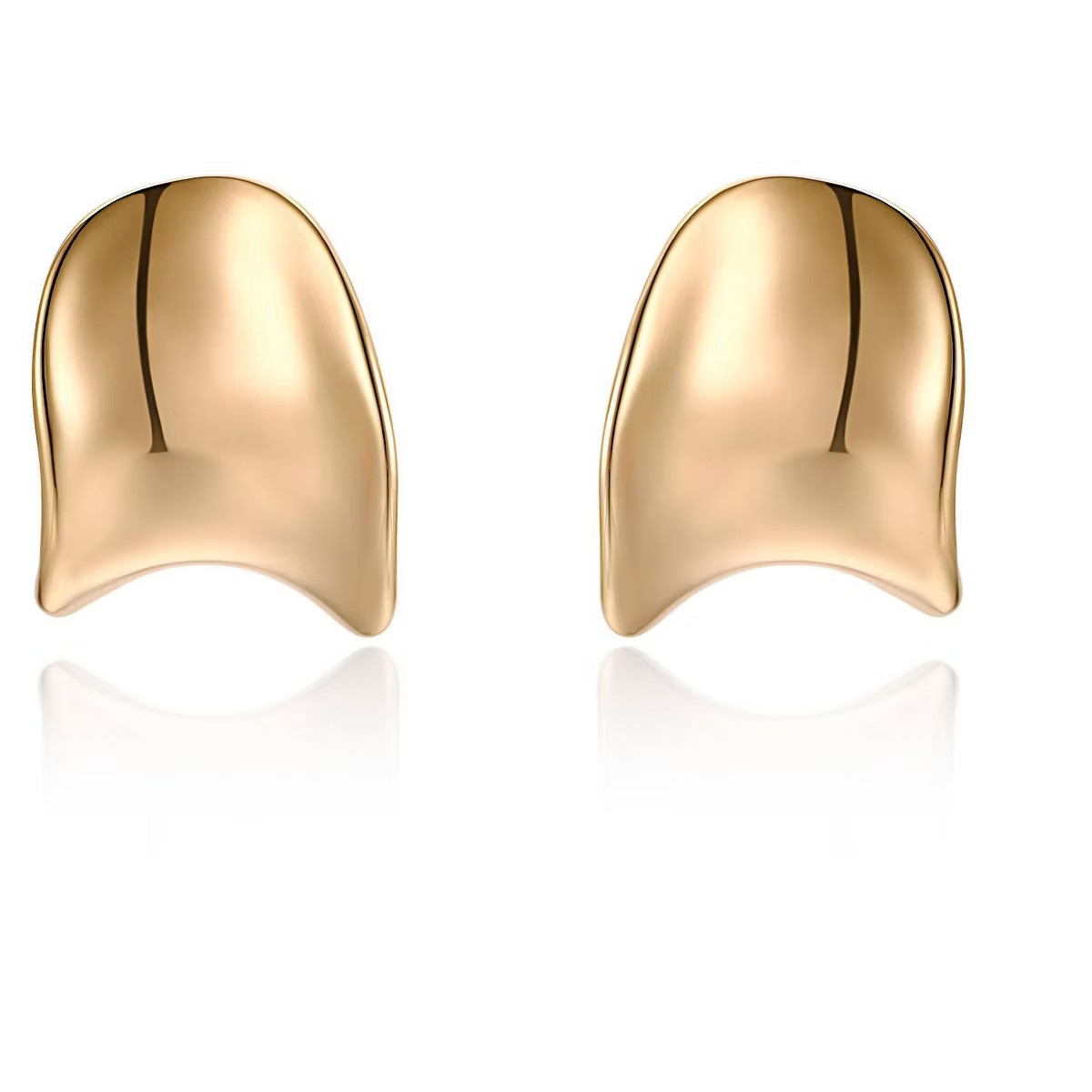 Curved Stud Earrings - Ettika | Target