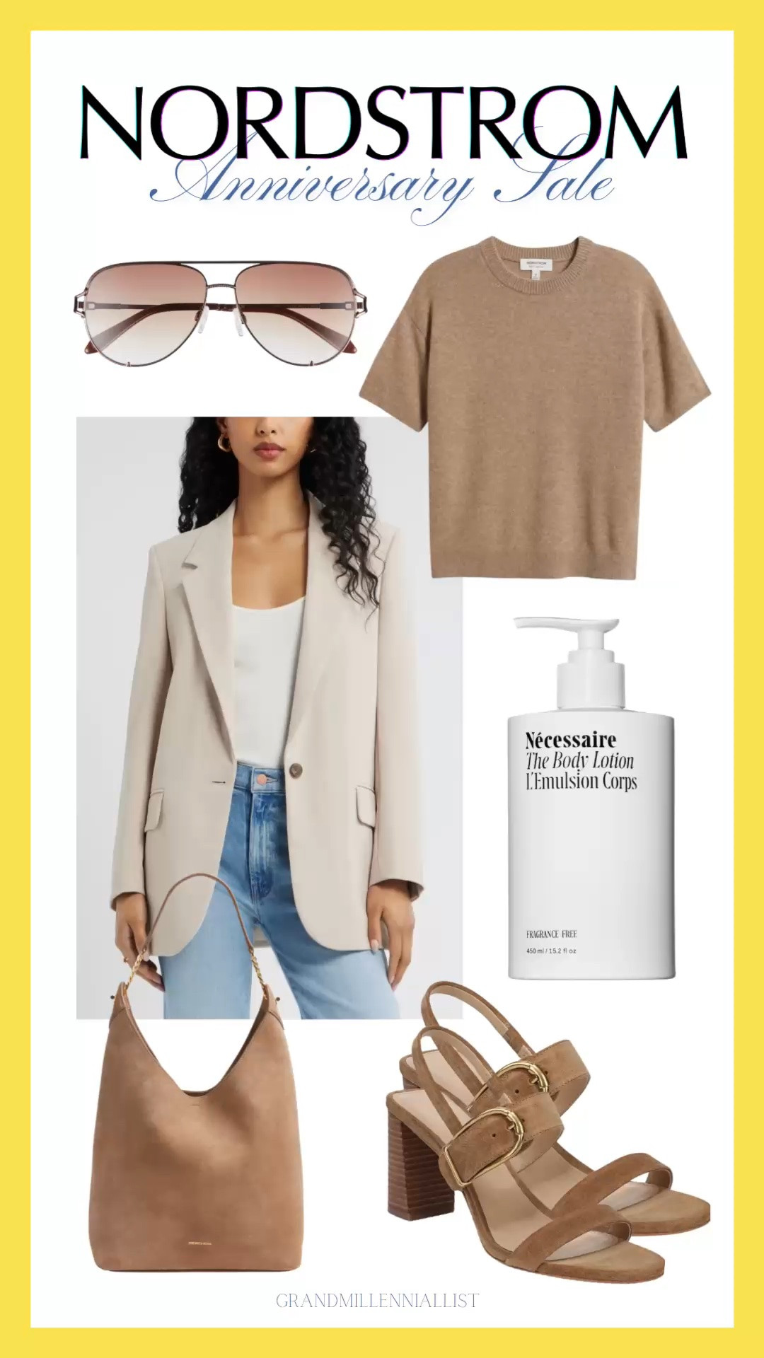 Nordstrom Anniversary Sale 2026 Fall outfit basics neutrals slingback heels blazer work outfit cashmere sweater NSale

#LTKSeasonal #LTKootd #LTKgrwm